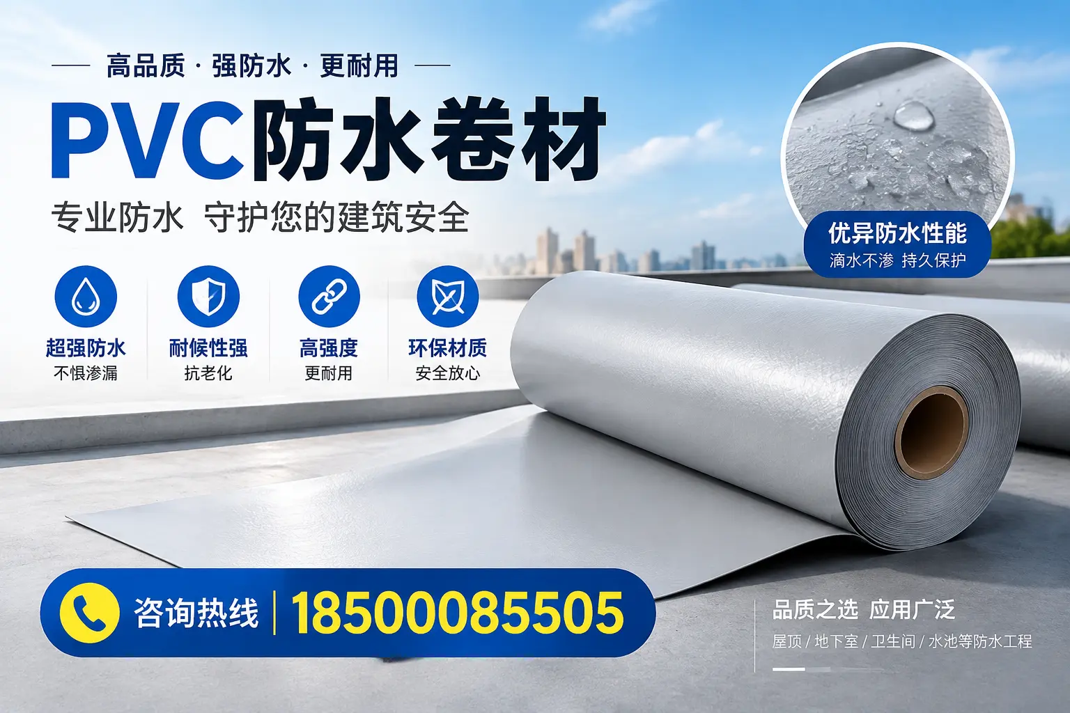 辽源地区pvc防水卷材的市场现状与发展趋势
